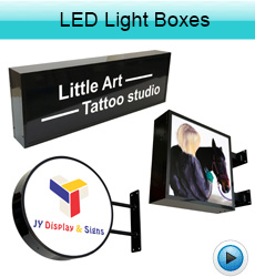 Led light boxes